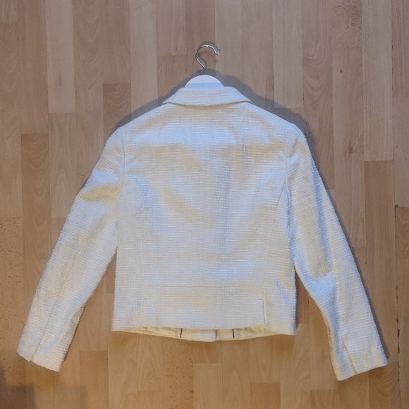 Woman's  White Blazer Banana Republic - Picture 3 of 4